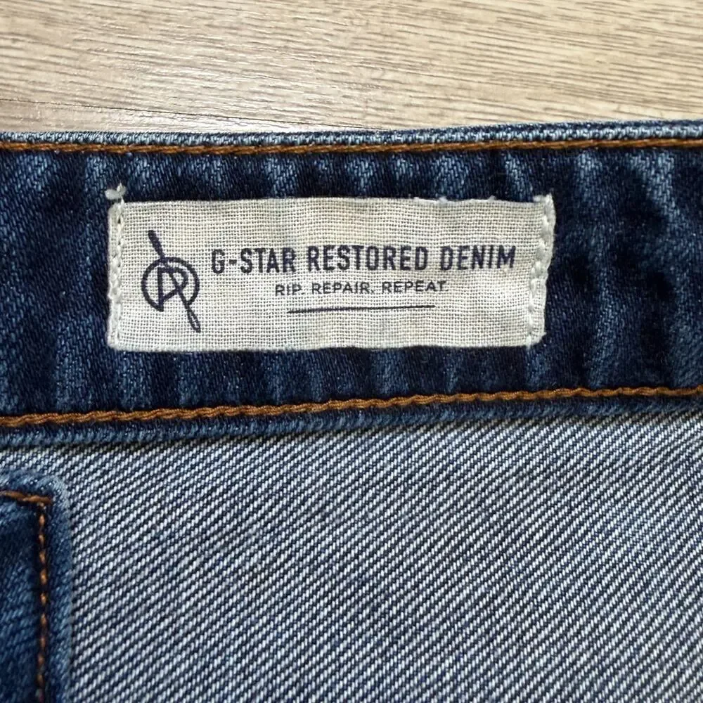 G-Star‎ RAW Arc 3D Tapered Jeans Mens 32x30 Distressed Denim (Actual 32x29)
